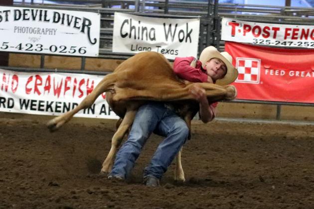 Martelle Luedecke/Luedecke Photography Burnet County resident Colton Wilson has signed up to compete in the U.S. Jr. Steer Wrestling Championship Oct. 8 in Granite Shoals.