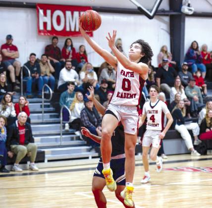 Faith Academy captain Gabe Lopez does his best to help his teammates be ready to play, head coach Zakk Revelle said, by staying focused on the next opponent. Contributed photos/Stennis Shotts