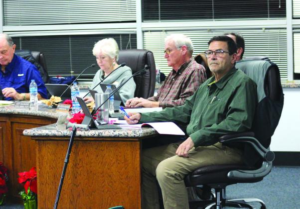 Place 6 Councilman Phil Ort (foreground) requested Dec. 19 the removal of Wildlife Advisory Committee members due to a public outcry over euthanasia discussions at their meetings. Connie Swinney/The Highlander