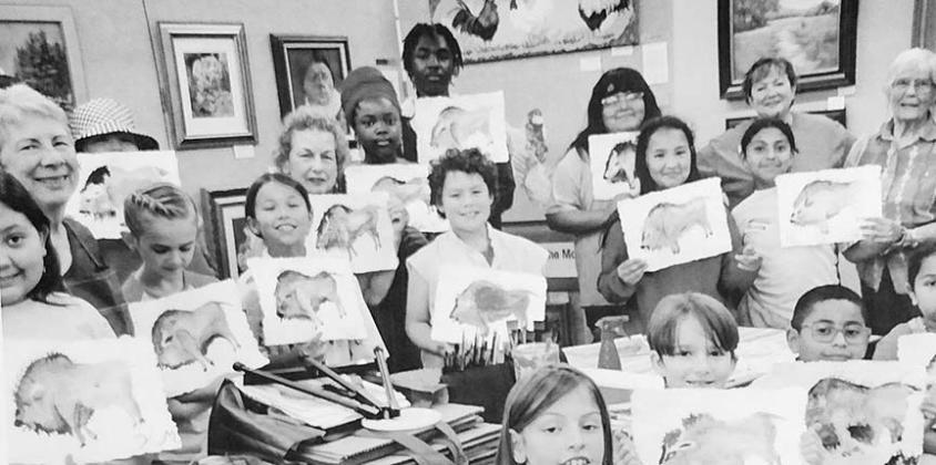 Artist-members of the Highland Arts Guild &amp; Gallery will instruct the children in a different art medium every day. Contributed photo