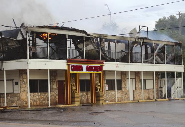 China Kitchen, 705 First St. #102, was the anchor business in the two-story strip mall in Marble Falls. The Oct. 4 blaze destroyed several other businesses, facing both Avenue H and U.S. 281. Connie Swinney/The Highlander