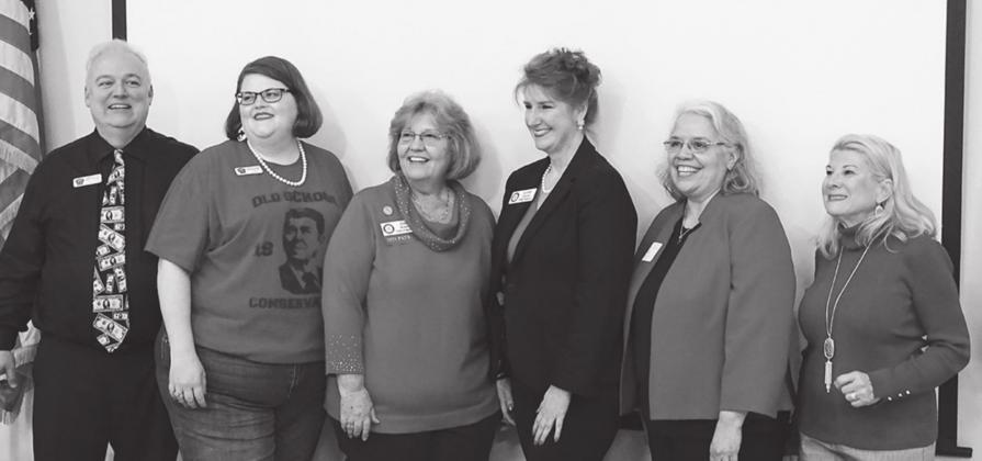 From right, Chip Howell, Cassie Daniel Howell, Zenia Warren, Glynis Chester, Donna Davidson and Mary Jane Avery were among those who spoke at the TFRW workshop on Feb. 27. Photos by Judith Shabram/The Highlander