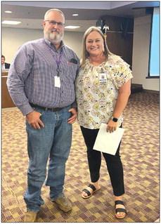 Contributed photos During the Marble Falls ISD Board of Trustees meeting, CTE Coordinator Ashley Bernard announced Sept. 19 that James Connor received the National FFA Honorary American Degree from the National FFA Organization.