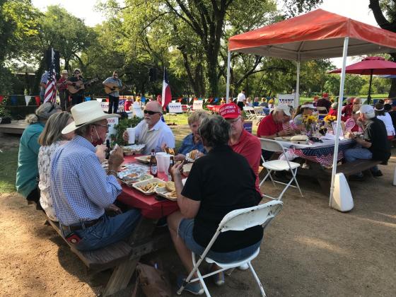 Bill’s Burgers in Burnet was the site of the outdoor event.
