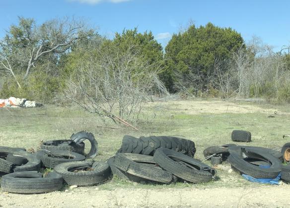 During the upcoming Llano County county-wide residential bulk collections on Oct. 10, as many as 10 tires can be disposed of free; a $1 fee per tire will be assessed for more than that. Contributed