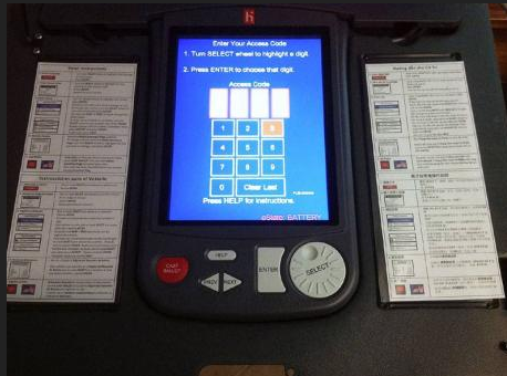 County officials estimated it could cost from $500,000 to $1 million to replace the county’s voting machines, depending on the number and model of machine chosen. Contributed