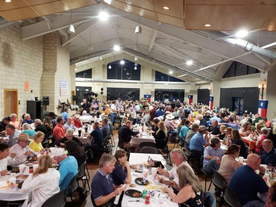 The 2021 Friends of NRA banquet in Marble Falls on April 8 drew approximately 260 people -- double what the event drew last year during the height of virus protocols. Contributed