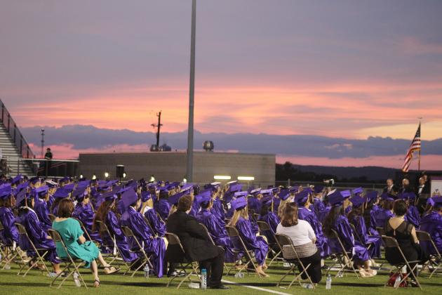 The rescheduled graduation ceremony for MFHS Class of 2021 went off without a hitch on Saturday, May 29, 2021. Nathan Hendrix/The Highlander