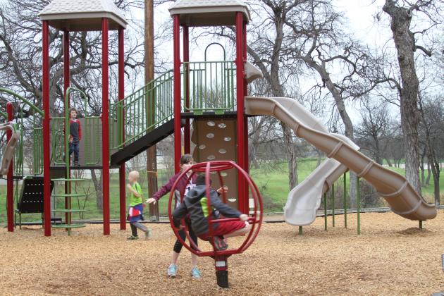 City staff have fielded concerns from parents who lose access to Johnson Park (the park playscape pictured here) during festivals. 