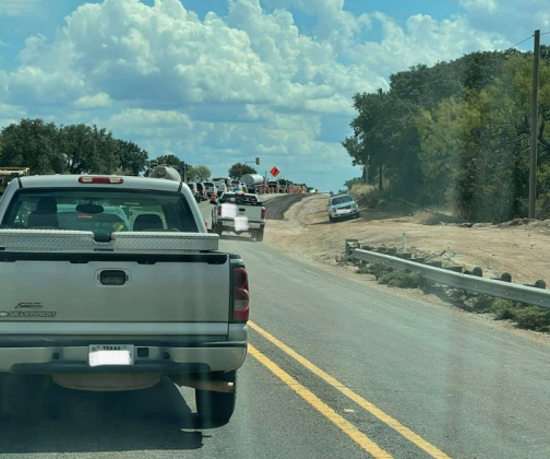 In September, traffic (picdtured here) was backed up following a collision in a narrow stretch of Texas 29 in Llano County. Commissioners are looking for public input on possible improvements to state highways in the county to offer to CAPCOG. Contributed