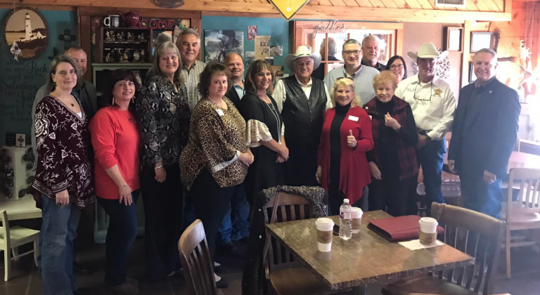 Several Republicans running for their party's nomination in the March primaries have been attending various events throughout the county, including one pictured at a coffee shop recently in Burnet. File photo