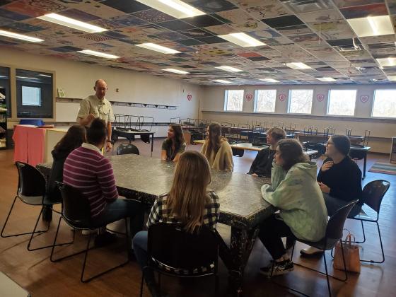 Marble Falls Independent School District students shadowed several area businesses and nonprofit organizations to learn what it takes to choose various career fields. The Career Day event was sponsored by the Rotary Club of Marble Falls. Contributed photos