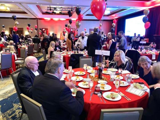 The cuisine, prepared and served by Horseshoe Bay Resort, received rave reviews at the 2022 Marble Falls/Lake LBJ Chamber of Commerce banquet held on Feb. 17.