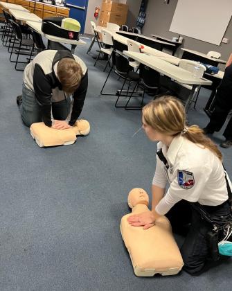 Marble Falls Area EMS hosted students for the 2022 Career Day.