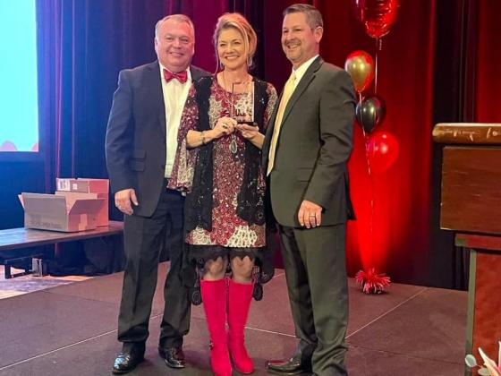 Cheryl and Richard Westerman, mayor of Marble Falls, received the Lifetime Achievement on Feb. 17 at the 2022 Marble Falls/Lake LBJ Chamber of Commerce Awards Banquet held at Horseshoe Bay Resort. Contributed photos