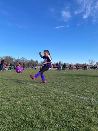 Marble Falls youth soccer is underway in Marble Falls. Families and youngsters participated on March 19 at The Greens. Contributed/City of Marble Falls
