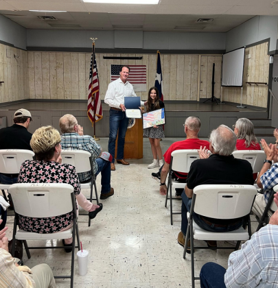 Congressman August Pfluger (R-TX 11) held a town hall meeting Thursday evening at the American Legion Hall, 200 Legion Dr. in Llano.