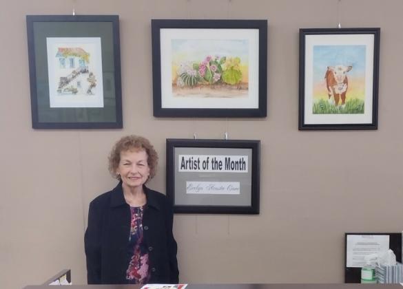 Evelyn Acosta-Cone was named January Artist of the Month by the Highland Arts Guild. Find her work at the gallery, 318 Main St. in Marble Falls. Contributed photo