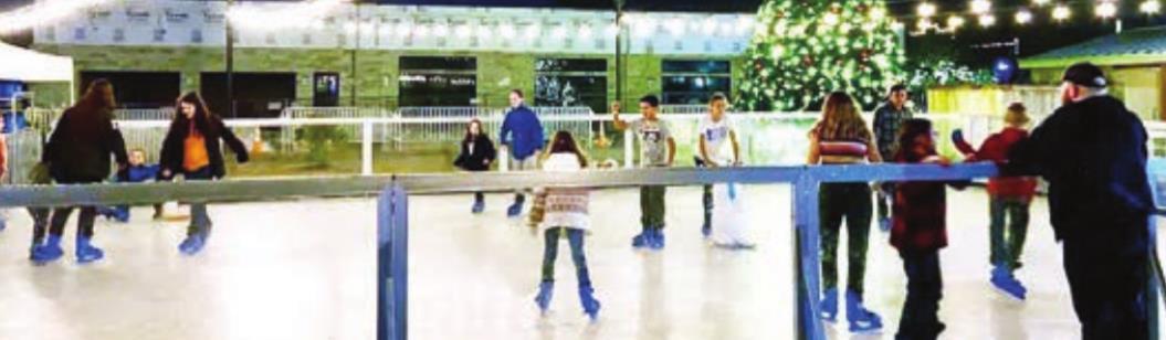 The city of Marble Falls is working on a revenue-sharing agreement with a company for an ice skating rink rental for November to January of this year. Contributed