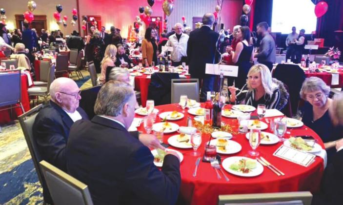 The cuisine, prepared and served by Horseshoe Bay Resort, received rave reviews at the 2022 Marble Falls/Lake LBJ Chamber of Commerce banquet held on Feb. 17.