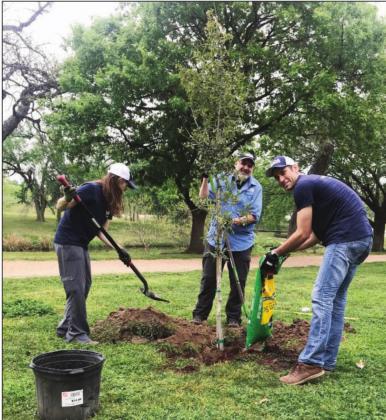 In the spring of 2021, Lower Colorado River Authority personnel joined local volunteers to plant trees at local park venues and spruce up other area of the community. Several entities are hosting or recognizing Arbor Day celebrations this week to raise awareness about the importance of such efforts. File photo