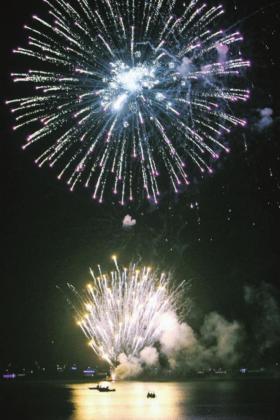 Residents of Granite Shoals can now enjoy fireworks within city limits on the Fourth of July between 1 p.m. and 1 a.m. on private property instead of going to a public show, such as the Marble Falls Community Fireworks Celebration (pictured here in 2019). File photo