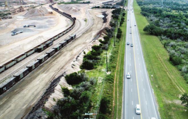 Texans for Responsible Aggregate Mining monitors operations across the state, including a site on US 281 between Burnet and Marble Falls (pictured here). Contributed