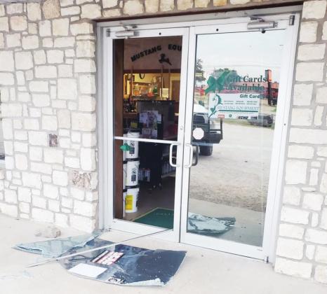 Thieves made off with power tools and a safe during a burglary Oct. 24 at Mustang Equipment. Contributed