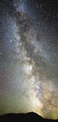 Granite Shoals Councilman Phil Ort used the night sky in Yellowstone National Park to advocate for “dark sky” measures. Contributed/Phil Ort