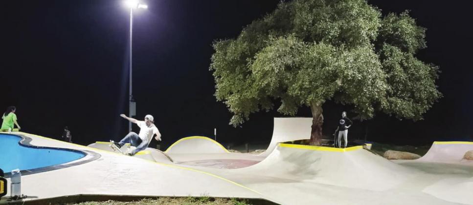City staff allowed for nighttime lighting once again March 9 after temporarily suspending it from Psquared Skate Park in Cottonwood Shores, due to reported vandalism. Contributed