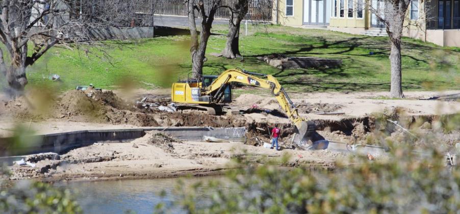 After the 2018 flood, a series of dredging projects popped up on Lake Marble Falls. A new ordinance, if approved, may change the way these activities are permitted by the LCRA Board of Directors. File photo