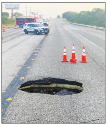 In August, state work crews revamped drainage project protocols on US 281 South in Marble Falls to fix a large sinkhole which halted or delayed traffic during a morning commute for a few hours in the southend of Marble Falls.