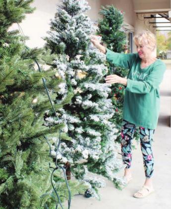 Reed has been the more than 20 years for the traditional Christmas decor, gifts and other shopping specials featured during the holiday season at the Marble Falls Library Thrift Store, 300 Avenue J.