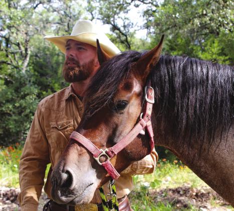 Founder of RP-1 Jeremy Robinson, with horse Trooper, is on a trek to raise awareness of veteran homelessness by riding over a thousand miles through Texas.