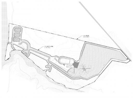 The site map of the planned sand plant in Kingsland demonstrates the footprint of the Collier Materials project on property that backs up to Lake LBJ. If all permits, including current ones under consideration by the Lower Colorado River Authority, are approved, construction could begin as early as late March, officials said. Contributed