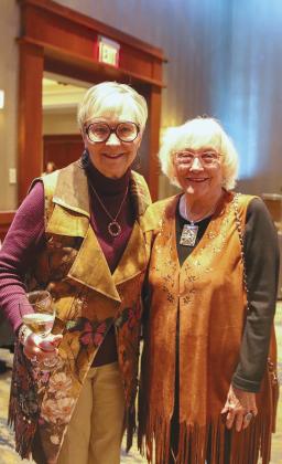 Horseshoe Bay residents Janet Daniel and Boo McRobert enjoyed CASA for the Highland Lakes Boots and BBQ fundraiser event Feb. 3 at Horseshoe Bay Resort Saturday evening.