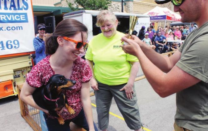 The Bluebonnet Festival returns this weekend to downtown Burnet. Many popular events return including the annual wiener dog race, pictured here in 2018. File photo