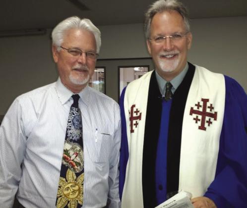 From left, pastors Johnny White and Malcolm McQueen served The Church at Horseshoe Bay together from November 2014 through May 2017, when Johnny White retired and Malcolm McQueen became the senior pastor at the church.