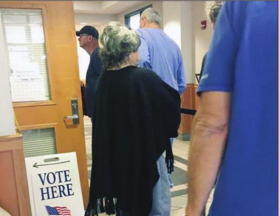 Early voting will begin at four locations in Burnet County, including the one pictured here at the Marble Falls annex, 810 Steve Hawkins Pkwy. File photo
