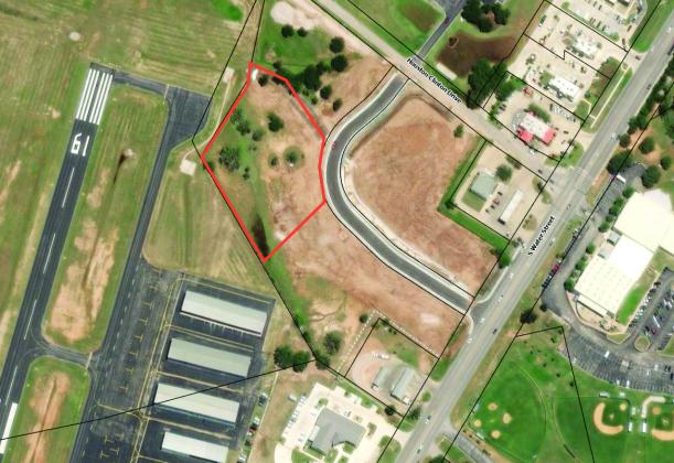 An aerial view shows the site of the new Marriot Hotel planned for Burnet west of U.S. 281 near Houston Clinton Drive and the Highland Lakes YMCA. Contributed photo/City of Burnet