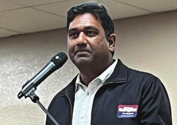 Abhiram Garapati, a candidate running in the Republican congressional district 31 candidate was in attendance at the forum Jan. 27 at the forum in Burnet. He said if elected he would not take a congressional salary.