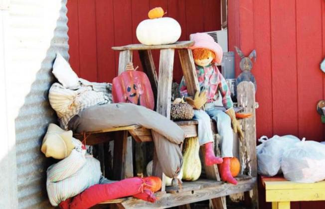 A favorite Sweetberry Farm feature involves stuffing your own scarecrow. Contributed