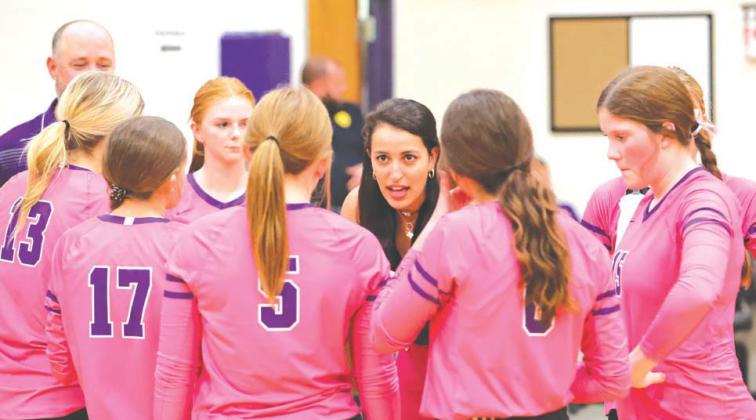 Kait Goertz is leaving the Marble Falls High School volleyball program after being on its staff, most of her six years as the head coach. Contributed/Christopher A. Miles Photography