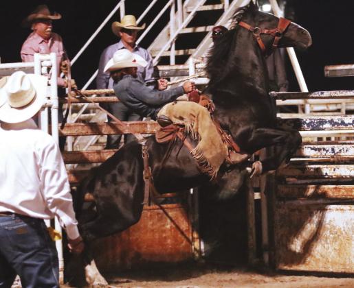 The annual rodeo Friday and Saturday features everything from bronc to bull riding. File photo
