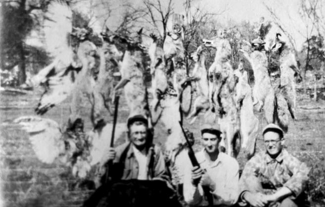 Spicewood natives Murry and Winston Burnham were taught the “ways of the woods” near and around their property by their father Morton. Contributed photos