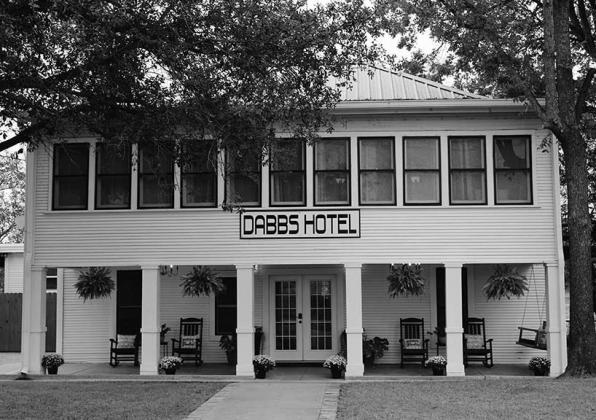 Brittany and Chuck Baker, owners, and native Texans, have taken the Dabbs Hotel into the twenty-first century without sacrificing the charm and elegance that characterizes the last of the old Texas railroad and river hotels. Contributed photos