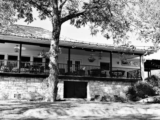 The Dabbs Hotel was built in 1907 along the banks of the Llano River to serve the railroad crewmen and accommodate a new breed of Americans.