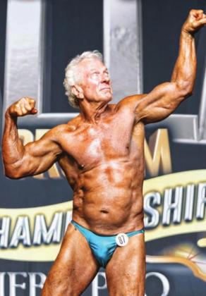 Horseshoe Bay resident Ed Thompson is still competing in bodybuilding contests, such as the Europa Games in Dallas on June 18. Contributed