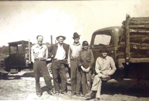 Sitting on the running board of an old cedar truck in the 1930s is Ronnie Lewis's grandfather Oscar Delbert Boultinghouse of Smithwick. Lewis is giving a presentation on "Cedar Choppers in the Hill Country" at 10:30 a.m. Saturday, June 3 at the Falls on the Colorado Museum in Marble Falls. Contributed photo