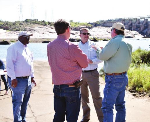 Burnet County Judge James Oakley helped usher in the start of Wirtz Dam Road Bridge in 2016 (pictured here). He recently spoke with Cottonwood Shores to answer questions regarding their traffic concerns as the structure would connect an area in the southside of the city to an area of 1431 just west of Marble Falls. File photo